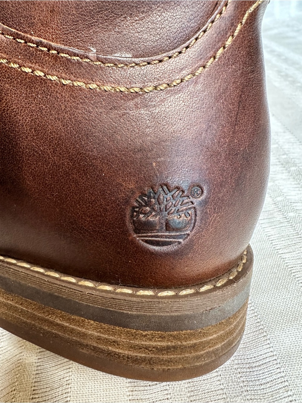 Timberland Savin Hill Brown Tall Boot Tobacco 8.5W - Picture 7 of 9